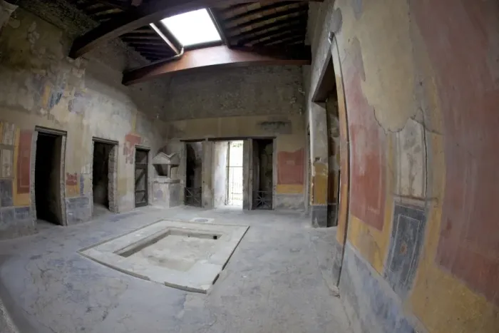 Framed Print : Entrance vestibule in the House of the Menander, Pompeii, UNESCO World Heritage Site Framed Print : Entrance vestibule in the House of the Menander, Pompeii, UNESCO World Heritage Site