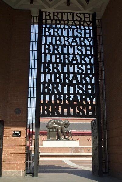 Entranceway the British Library, London, England, United Kingdom, Europe