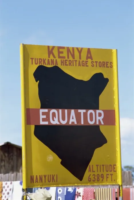 Framed Print : Equator sign Framed Print : Equator sign