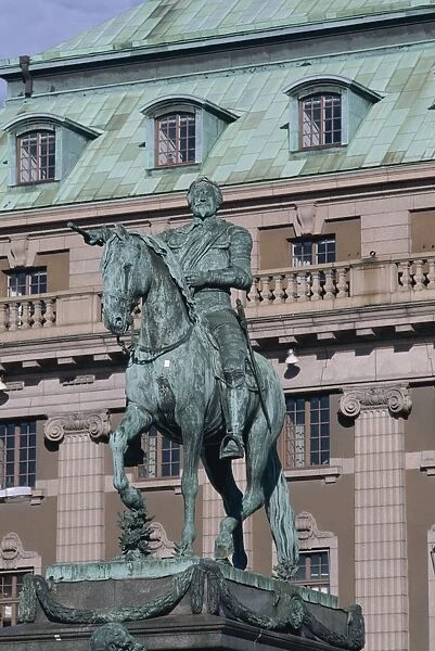 Equestrian statue of Gustav Adolfs