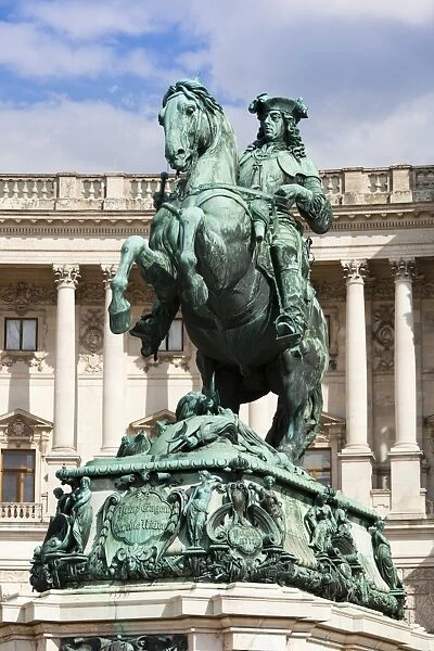 Equestrian statue of Prince Eugene of Savoy (Prinz Eugen von Savoyen), Hofburg palace