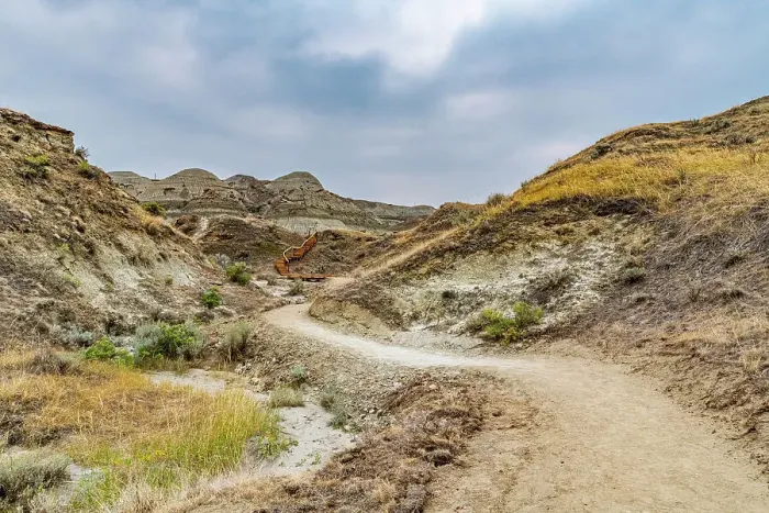 Framed Print : Eroded landscape in the Dinosaur Provincial Park, UNESCO World Heritage Site, Alberta, Canada, North America Framed Print : Eroded landscape in the Dinosaur Provincial Park, UNESCO World Heritage Site, Alberta, Canada, North America
