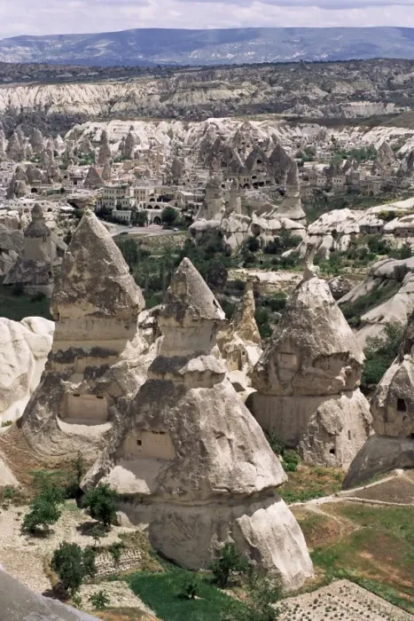 Framed Print : Erosion with volcanic tuff pillars near Goreme Framed Print : Erosion with volcanic tuff pillars near Goreme