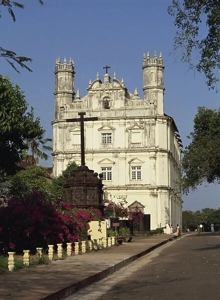 Espirito Santo, church of St. Francis Assisi, Old Goa, UNESCO World Heritage Site