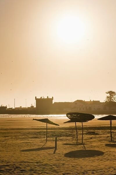 Essaouira Beach, on the Atlantic coast, Morocco, North Africa, Africa