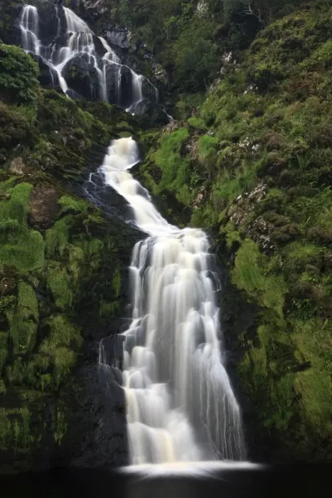 Framed Print : Essaranka Waterfall, County Donegal, Ulster, Republic of Ireland, Europe