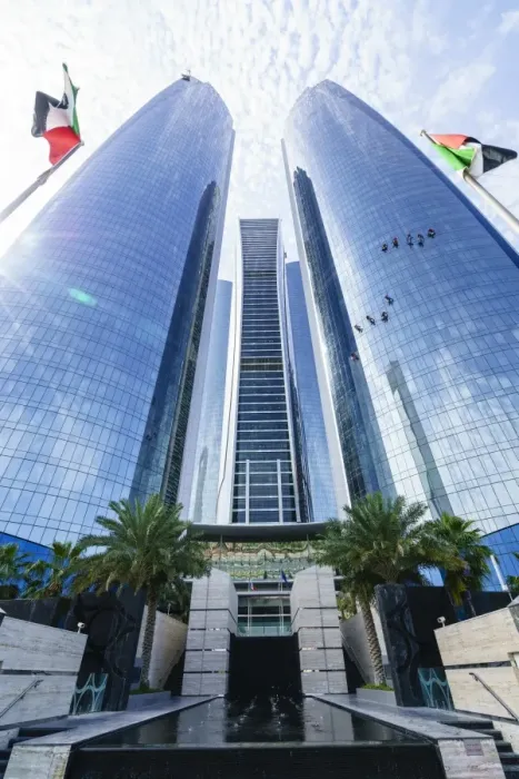 Framed Print : Etihad Towers, Abu Dhabi, United Arab Emirates, Middle East