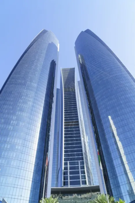 Framed Print : Etihad Towers, Abu Dhabi, United Arab Emirates, Middle East Framed Print : Etihad Towers, Abu Dhabi, United Arab Emirates, Middle East