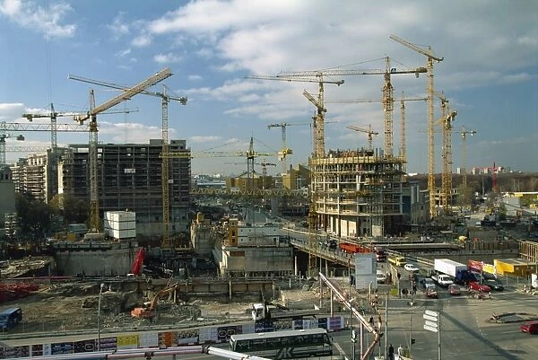 Europes largest building site of 68000 sqm at Potsdama