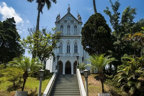 Evangelical Lutheran Church in the German town of Blumenau, Brazil, South America