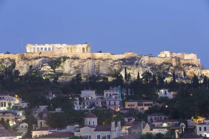 Framed Print : Evening, The Acropolis, UNESCO World Heritage Site, Athens, Greece, Europe Framed Print : Evening, The Acropolis, UNESCO World Heritage Site, Athens, Greece, Europe