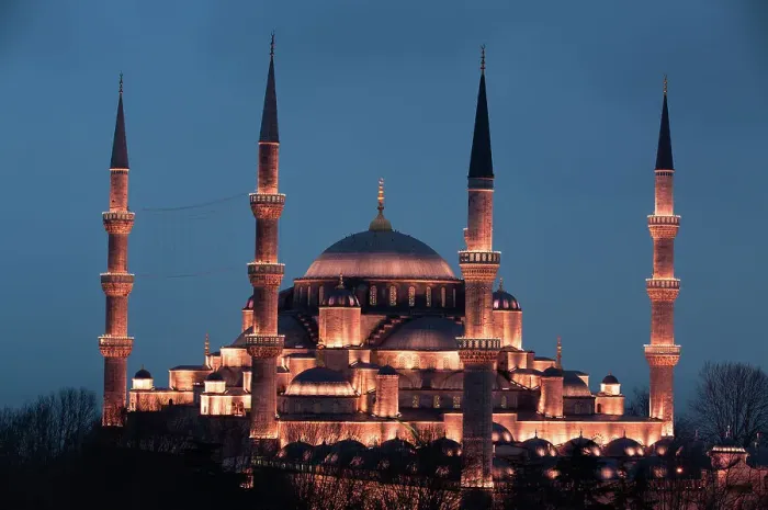 Framed Print : Evening, Blue Mosque (Sultan Ahmed Mosque), 1609, UNESCO World Heritage Site, Sultanahmet, Istanbul, Turkey, Europe Framed Print : Evening, Blue Mosque (Sultan Ahmed Mosque), 1609, UNESCO World Heritage Site, Sultanahmet, Istanbul, Turkey, Europe