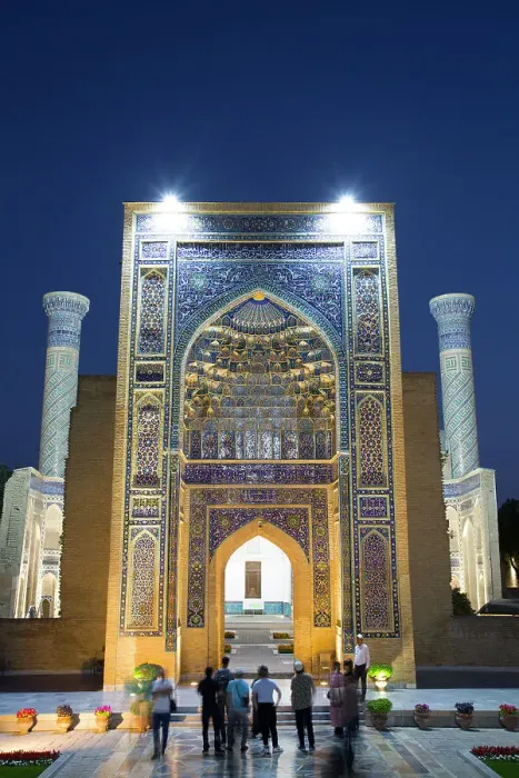Framed Print : Evening, Gur-E-Amir Complex (Mausoleum), built 1403, Burial Site of Amir Temir, UNESCO World Heritage Site, Samarkand, Uzbekistan, Central Asia, Asia Framed Print : Evening, Gur-E-Amir Complex (Mausoleum), built 1403, Burial Site of Amir Temir, UNESCO World Heritage Site, Samarkand, Uzbekistan, Central Asia, Asia