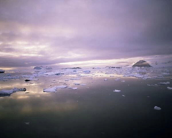 Evening light, Antarctica, Polar Regions