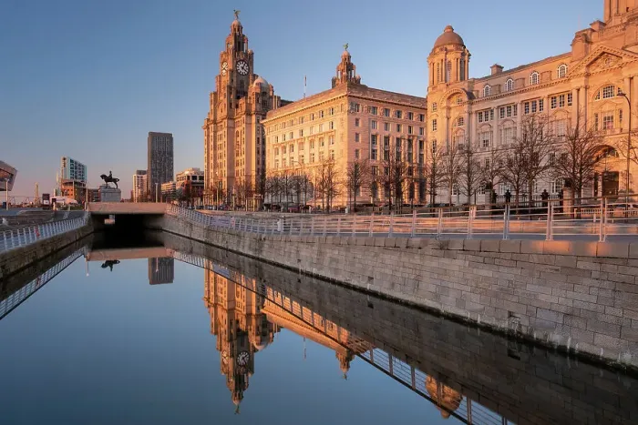 Framed Print : Evening light illuminates the Liver Building, the Cunard Building and Port of Liverpool Building (The Three Graces), Pier Head, Liverpool Waterfront, Liverpool, Merseyside, England, United Kingdom, Europe Framed Print : Evening light illuminates the Liver Building, the Cunard Building and Port of Liverpool Building (The Three Graces), Pier Head, Liverpool Waterfront, Liverpool, Merseyside, England, United Kingdom, Europe