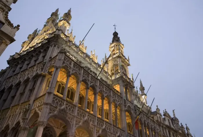 Framed Print : Evening, Musee de la Ville de Bruxelles, Grand Place, Brussels, Belgium, Europe Framed Print : Evening, Musee de la Ville de Bruxelles, Grand Place, Brussels, Belgium, Europe
