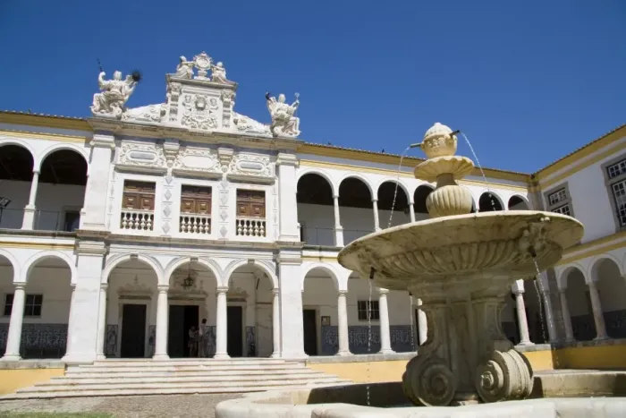 Framed Print : Evora University arcaded courtyard Framed Print : Evora University arcaded courtyard