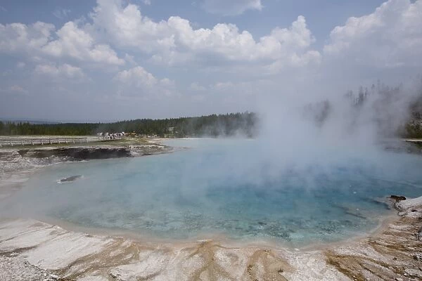 Excelsior Geyser Crater, Midway Geyser Basin, Yellowstone National Park, UNESCO World Heritage Site, Wyoming, United States of America, North America