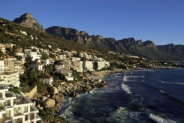 Exclusive houses at the upmarket Clifton beach