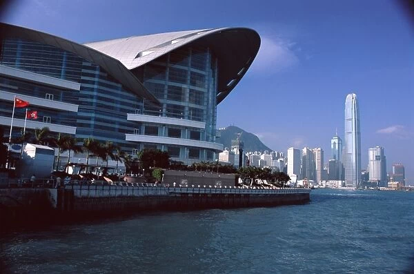 Exhibition and Convention Center, Victoria Harbour, Hong Kong, China, Asia