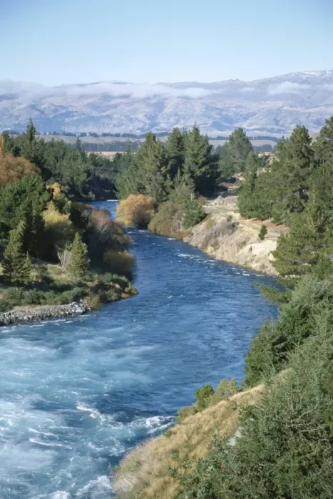 Framed Print : Exit river from Lake Wanaka Framed Print : Exit river from Lake Wanaka