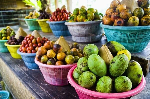 Exotic fruits at a tropical fruit farm, Bali, Indonesia, Southeast Asia, Asia