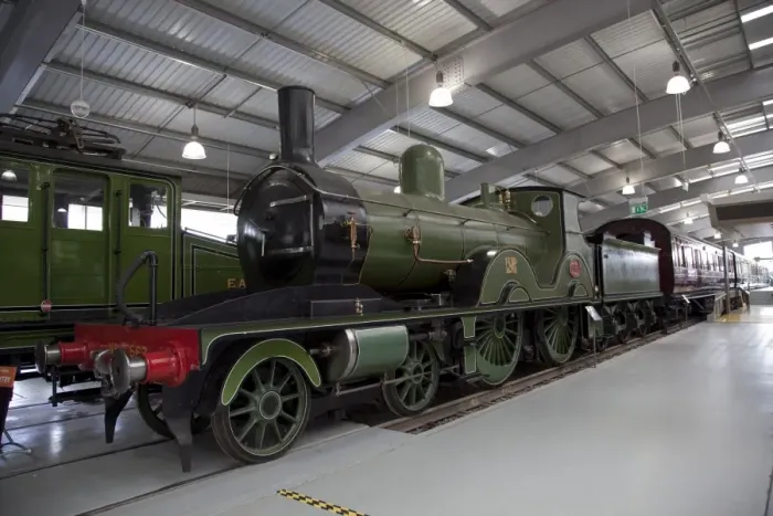 Framed Print : Express Passenger Engine No. 563, built 1893, at Locomotion, The National Railway Museum at Shildon Framed Print : Express Passenger Engine No. 563, built 1893, at Locomotion, The National Railway Museum at Shildon