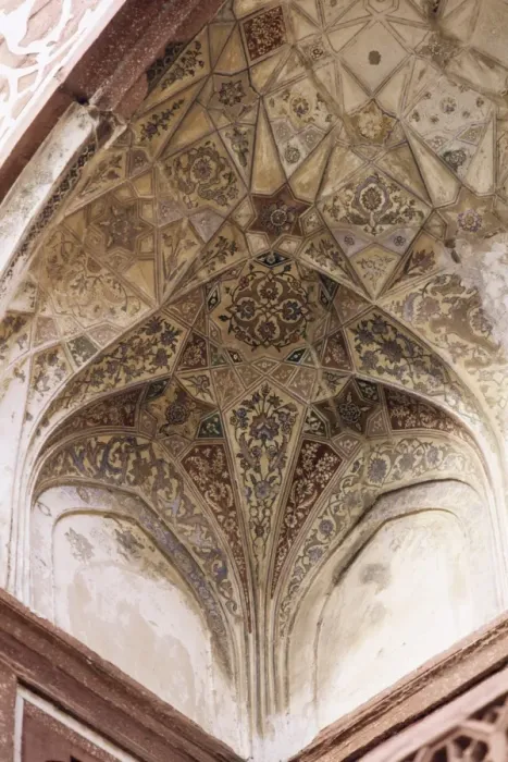 Framed Print : Detail of the exquisite painted ceilings found in Framed Print : Detail of the exquisite painted ceilings found in