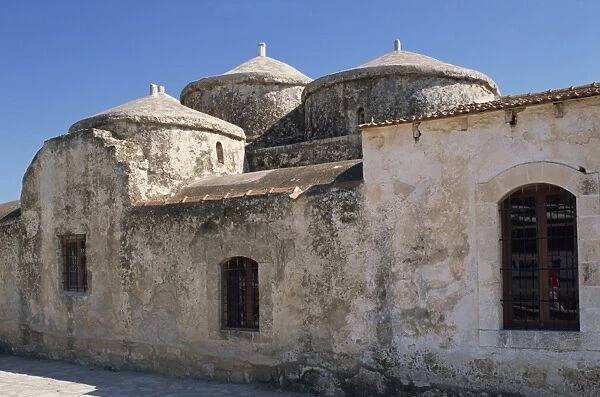 Exterior of the Agia Paraskeri Christian church, Yeroskipou, island of Cyprus