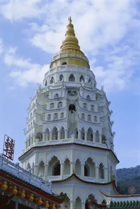 Framed Print : Exterior of the Ban Po Tha Pagoda (Ten thousand Buddhas) Framed Print : Exterior of the Ban Po Tha Pagoda (Ten thousand Buddhas)