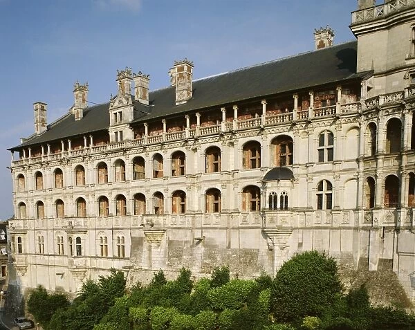 Exterior of Chateau, Blois, Centre, France, Europe