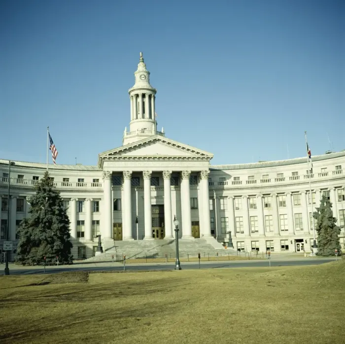 Framed Print : Exterior of the City and County Building
