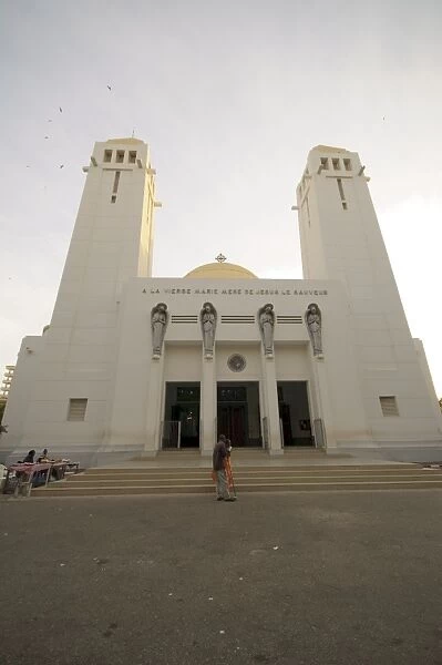 Exterior of Dakar Cathedral, Dakar, Senegal, West Africa, Africa