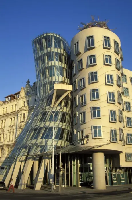Framed Print : Exterior of the Dancing house at Rasinovo Embankment, Nove Mesto, Prague Framed Print : Exterior of the Dancing house at Rasinovo Embankment, Nove Mesto, Prague