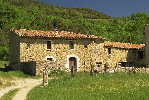 Exterior of a farmhouse near Moustiers Ste. Marie, Alpes de Haute Provence