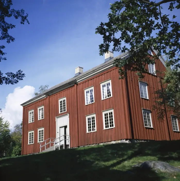 Framed Print : Exterior of a farmhouse from Varmland Framed Print : Exterior of a farmhouse from Varmland