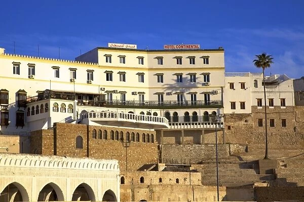 Exterior of Hotel Continental, Tangier, Morocco, North Africa, Africa