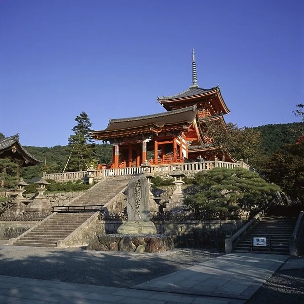 Exterior of Kiyomizu-dera Temple