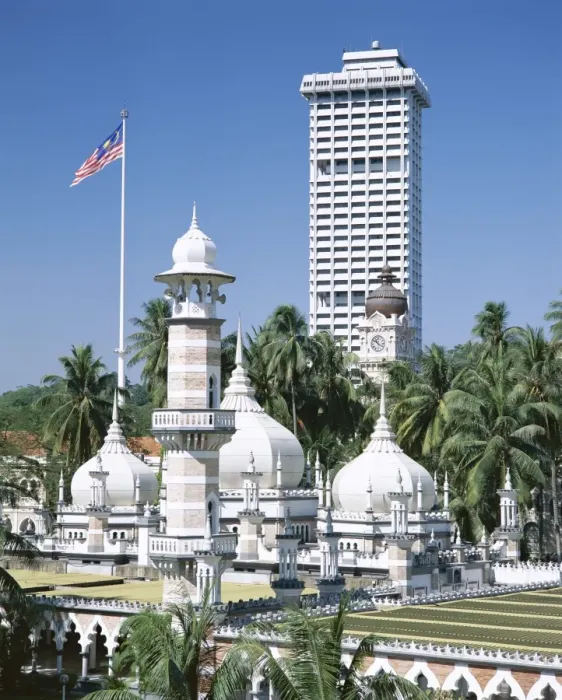 Framed Print : Exterior of the Masjid Jamek Framed Print : Exterior of the Masjid Jamek