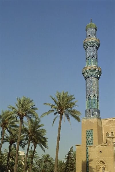 Exterior of the minaret of the July 14th Mosque