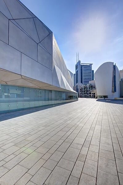 Exterior of the new Herta and Paul Amir building of the Tel Aviv Museum of Art, Tel Aviv, Israel, Middle East
