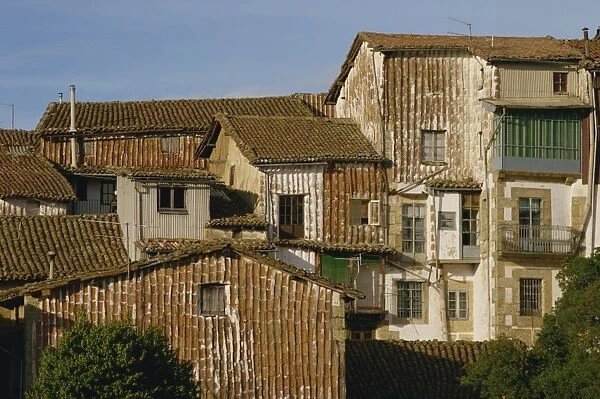 Exterior of old village houses