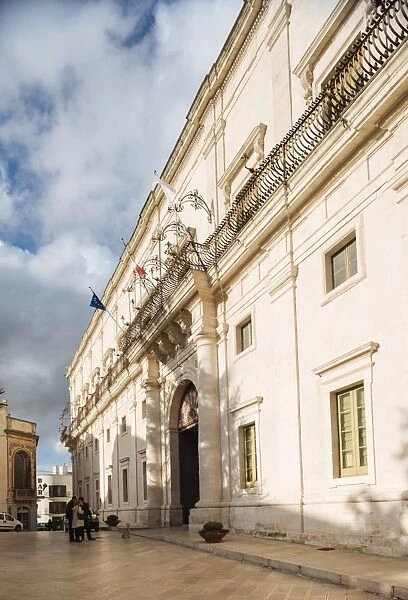 Exterior of Palazzo Ducale, Centro Storico, Martina Franca, Puglia, Italy, Europe