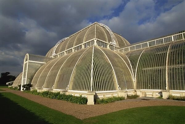Exterior of the Palm House, the Royal Botanic Gardens at Kew (Kew Gardens)
