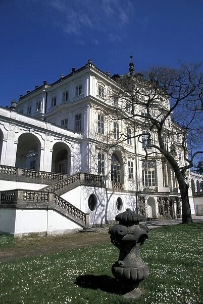 Exterior of Ploskovice Chateau, Bohemia, Czech Republic, Europe