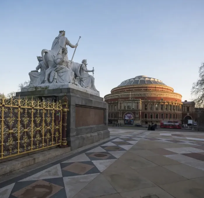 Framed Print : Exterior of the Royal Albert Hall from The Albert Memorial, Kensington, London, England Framed Print : Exterior of the Royal Albert Hall from The Albert Memorial, Kensington, London, England