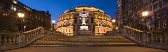 Framed Print : Exterior of the Royal Albert Hall at night, Kensington, London, England, United Kingdom Framed Print : Exterior of the Royal Albert Hall at night, Kensington, London, England, United Kingdom