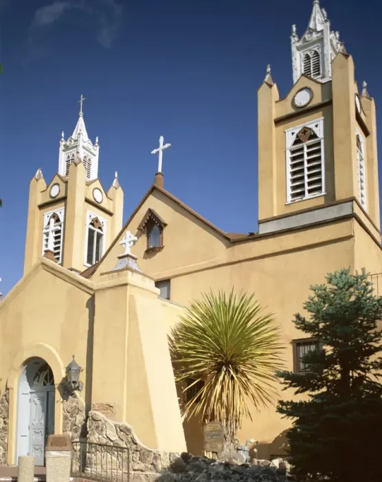 Framed Print : Exterior of San Felipe de Neri Christian church Framed Print : Exterior of San Felipe de Neri Christian church