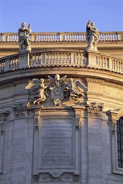 Detail of exterior of Santa Maria Maggiore