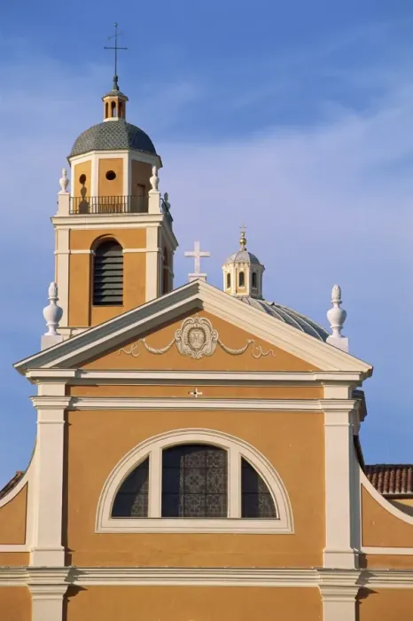 Framed Print : Exterior of St. John Baptist Christian church built around 1790, Ajaccio Framed Print : Exterior of St. John Baptist Christian church built around 1790, Ajaccio